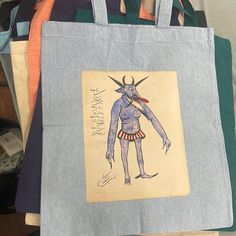 Persian Blue Demon Tote Bag