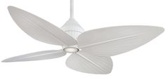 Minka Aire - F581L-WHF - 52``Ceiling Fan - Gauguin Led - Flat White Light Shoot, Wall Fan, Minka Aire, Outdoor Fan, Outdoor Ceiling, Tropical Foliage, Flat White, Mini Chandelier, Home Ceiling