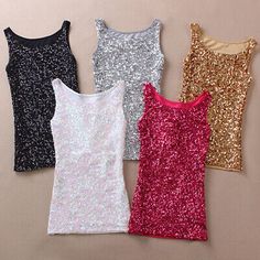 Trendy Fashion Women Sequin Camisole Vest Tank Top Sleeveless Bling Glitter Dancewear Slim Red, Women Tops Disco Style Sleeveless Tank Top For Spring, Red Sleeveless Camisole For Party, Stretch Tank Top For Party, Stretch Sequined Tank Top, Disco Style Sleeveless Tank Top For Summer, Glamorous Red Sleeveless Top, Red Stretch Tank Top For Party, Stretch Red Tank Top For Party, Sleeveless Stretch Dancewear Tops