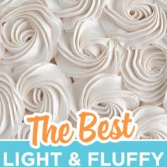 the best light and fluffy cake ever is made with white frosting, icing or fondant