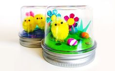 Kids Terrarium A Spring Craft - Creating Creatives Terrarium For Kids, Spring Birthday Party, Spring Birthday, Birthday Party Crafts, Spring Projects, Terrarium Diy, Kids Create, Easter Art, Square Paper