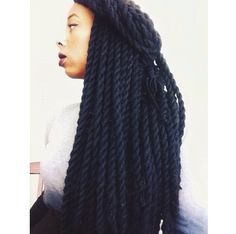 pretty long yarn twist Natural Protective Styles, Long Braided Hairstyles, Women Braids, Yarn Twist, Yarn Braids, Favorite Hairstyles, Different Hairstyles, Crochet Braids