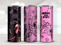 Karol G / Bichota season 2023 inspired Stainless Steel Tumbler cup,Skinny Tumbler, 20oz Tumbler / Travel Coffee Mug / free metal straw by Unknowndesignzz on Etsy Karol G Pink Hair, Hair Inspired, Cute Cups, Metal Straws, Sublimation Tumbler, Travel Coffee Mug, Digital Form, 20oz Tumbler, Tumbler Cups