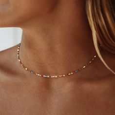 Dainty Choker Necklace, Jewellery Ideas, Blue Skies, Pearl Choker