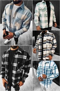 Winter Clothes Women, Plaid Shirt Outfits, Black Men Fashion Urban, Mens Fashion Denim, Shirt Outfit Men, Jackets Casual, Styling For Men, Mens Casual Outfits Summer, Men Jackets