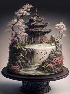 Tort Special, Realistic Cakes, Art Cakes, Birthday Cake Decorating Ideas, Fantasy Cake, Art Cake, Beautiful Cake Designs, Make A Cake, Amazing Food Decoration