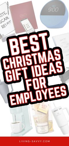 The BEST Christmas Gift Ideas for Employees! Employee Xmas Gift Ideas, Team Gifts Work Christmas, Team Christmas Gifts Work, Gift Ideas For Employees From Boss, Employee Christmas Gifts From Boss, Employee Holiday Gift Ideas, Christmas Gift Ideas For Employees, Staff Christmas Gift Ideas, Gifts Ideas For Coworkers