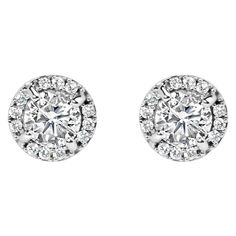 Embrace understated elegance with our Diamond Hidden Halo Stud Earrings, crafted from gleaming 10K white gold. Adorned with 50 natural round diamonds totaling 1.0 cttw, each stone set in a secure 4-prong setting. The H-I color diamonds dazzle with captivating brilliance. The hidden halo design adds an extra touch of glamour, making these earrings a perfect choice for any occasion. Finished with push-back closures, they offer both comfort and security. Elevate your style with the timeless allure of diamonds, adding a touch of sophistication to every ensemble. Product Features: Diamond Type: Natural White Diamonds Diamond Count: 50 Round-Cut Diamonds Diamond Color: H-I Diamond Clarity: I1-I2 Diamond Weight: 1.0 cttw Diamond Setting Types: 4-Prong, Shared Prong & Channel Product Gram Weight: