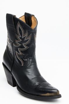 Wheels Black Western Booties - Round Toe – Idyllwind Fueled by Miranda Lambert Western Black Boots With Heel Pull Tab, Western Style Black Boots With Heel Pull Tab, Western Boots With Square Toe And Heel Pull Tab, Western-themed Snip Toe Boots With Stacked Heel, Western Ankle Boots With Heel Pull Tab, Black Western Boots With Leather Footbed, Western Boots With Stacked Heel For Rodeo, Western Boots With Reinforced Pointed Toe, Western Boots With Stacked Heel For Western-themed Events