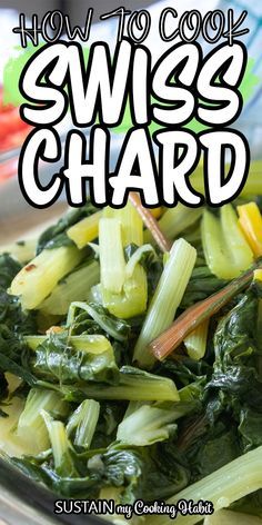 the cover of how to cook swiss chard