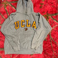 Ucla Hoodie With Pockets Size: Small, Good Condition Never Worn Collegiate Hooded Hoodie For Fall, Hooded Sweatshirt For Campus In Fall, Hooded Sweatshirt For Fall Campus Wear, Hooded Fall Sweatshirt For Campus, Varsity Hooded Hoodie For Campus, Varsity Hoodie For Campus, Collegiate Hooded Hoodie For Campus, Gray Collegiate Hoodie For Winter, Sporty Hooded Sweatshirt For Campus