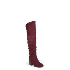 Journee Collection-Kaison Extra Wide Calf Over the Knee Boot Get ready for sweater weather in the Journee Collection Kaison over the knee boot. These thigh highs features a slouchy faux suede silhouette and can be paired with your dresses and skirts. Click here for Boot Measuring Guide. Cute Boots, Wide Calf, Boot Shop, Journee Collection, Thigh Highs, Over The Knee, Over The Knee Boots, Sweater Weather, Over Knee Boot