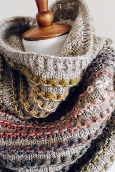 a close up of a scarf on a mannequin