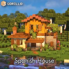 the spanish house in minecraft