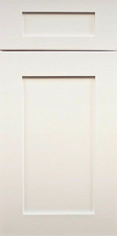 an image of a white kitchen cabinet door