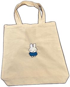 Cute Cotton Tote Shoulder Bag, Cute Beige Cotton Shoulder Bag, Cute Cotton Canvas Tote Bag, Miffy Backpack, Miffy Tote Bag, Miffy Crochet Bag, Miffy Keychains, Miffy Plush Keychain, Vintage Bags