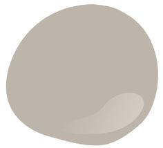 a gray paint color with white trim on the top and bottom, it's an oval shape