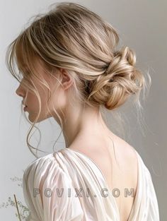 31 Stunning Ideas for Low Bun with Bangs Hairstyles: From Curly and Messy to Formal Wedding Hair Romantic Wedding Bun, Low Messy Wedding Bun, Simple Wedding Bun Hairstyles, Wedding Hair Messy Bun, Low Bun Wedding Hair With Veil, Bun With Bangs Hairstyles, Low Messy Bun Wedding Hair, Low Bun With Bangs, Formal Wedding Hair