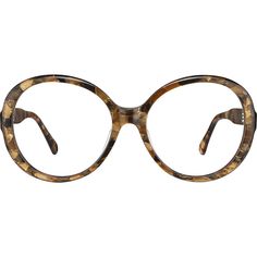 Did someone say iconic? These round glasses are part of the ultra-luxe Iris Apfel x Zenni Collection designed by style icon Iris Apfel. Inspired by Iris' signature round eyeglasses this look will add depth and pizzazz to any ensemble. The glossy eyeglasses is made with the highest quality hand-polished acetate. Turn this fashionably versatile eyeglasses into the ultimate pair of statement glasses or sunglasses (try them with fashion-tinted lenses!). | Zenni Women's Round Prescription Eyeglasses Tortoiseshell Plastic Statement Glasses, Big Glasses, Round Eyeglasses Frames, Oversized Glasses, Trendy Glasses, Rim Design, Zenni Optical, Winter Capsule, Keke Palmer