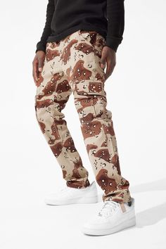 Jordan Craig Xavier - OG Camo Cargo Pants (Desert) 30/30 / Desert Styling Jordans, Snow Camo, Jean Fit, 170 Lbs, Denim Essentials, Streetwear Pants, Camo Cargo Pants, Real Tree, Kids Denim