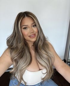 Color Ideas For Hair, Caramel Honey Blonde, Hair Caramel, Balayage Hair Caramel, Blonde Highlights On Dark Hair, Black Hair Balayage, Hair Things