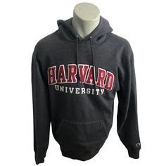 Champion Eco Fleece Harvard University Mens Hoodie Sweatshirt Gray. Size Medium Measurements are approximate Underarm to Underarm: 20” Length ( top mid back bottom of hood to hem): 25” Sleeve Length (top mid back to cuff): 34” Good preowned condition Mens Hoodie, Mens Sweatshirts Hoodie, Grey Sweatshirt, Hoodie Sweatshirt, Hoodies Men, Cuff, Sleeve Length