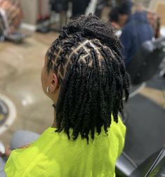 Short Locs Black Women Styles, Starter Locs Styles Half Up Half Down, Loc Styles For Girls Locks, Dread Styles Women Short, Dreds Locs Black Women Styles Short, Loc Styles For Beginners, 10 Inch Loc Extensions Styles, Short Dread Locs Styles, Small Loc Styles For Women