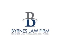 the logo for byrne's law firm, which is located in front of a white background