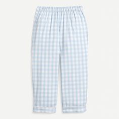 J.Crew: Petite Plume™ Pajama Set For Boys Gingham Cotton Sleepwear For Sleepover, Spring Striped Sleepwear For Bedtime, Striped Spring Sleepwear For Bedtime, Striped Sleepwear For Spring Sleepover, Cotton Gingham Loungewear Sets, Gingham Cotton Loungewear Sets, Gingham Cotton Sleepwear For Bedtime, Gingham Sleepwear For Spring Bedtime, Gingham Sleepwear For Bedtime In Spring