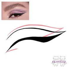 Edit Png, Eyeliner Designs, الفن الرقمي, Anime Makeup