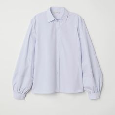 Never Used H&M Button Shirt. Bought It From Another Seller. Good Condition, Dry Cleaning Included. Button Shirt, Button Down Shirts, Shirt Color, Puff Sleeve, Colorful Shirts, Button Down Shirt, H&m, Color Blue, Womens Tops