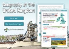 an interactive map of the united kingdom is shown in this graphic style, with information about it