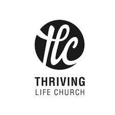 the logo for thriving life church, which has been designed to look like a circle