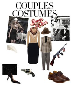 Bone And Clyde Costume, Bonnie And Clyde Costume Couple, Peaky Blinders Fancy Dress, Bonnie And Clyde Costume, Bonnie And Clyde Halloween, Gatsby Party Outfit, Horror Halloween Costumes, Bonnie And Clyde, Couples Costume