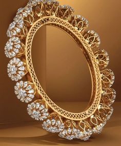 Diamond Bangles Designer Latest, Pacheli Bangle, Turkish Gold Jewelry, Mughal Jewelry, Diamond Earrings Wedding, Silver Bracelet Designs, Beautiful Jewelry Diamonds, Mens Ring Designs