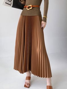 Plain Skirt, Types Of Skirts, Dress Length, Low Price, Autumn Fashion, Things To Wear, Product Launch, Skirt, Color