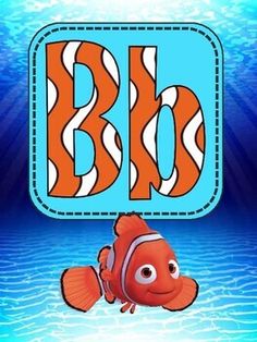 the letter b is for clown fish