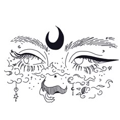 the face of a woman with eyes closed and water splashing on her nose, in black and white