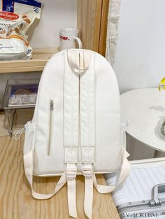 BagForLove - Cartoon Bag Charm: Stylish White Backpack with Zipper Product Description Color Beige Composition 20% Acrylic Bag Size Medium Pattern Type Plain Material Polyamide Type Classic Backpack Size Chart INCH CM Strap Length Bag Height Bag Width Bag Length 31.5 inch 15.7 inch 5.5 inch 11.8 inch Strap Length Bag Height Bag Width Bag Length 80 cm 40 cm 14 cm 30 cm Details Pictures Similar Products h2 { text-align: center; } /* æ¢è¡ */ li{ white-space: normal; word-break: break-all; word-wrap: break-word; } .red-box { width: 100%; display: flex; flex-direction: row; flex-wrap: wrap; justify-content: center; } .red-box > div { width: 190px; height: 250px; margin: 10px; } .red-box > div > a > img { width: 190px; height: 250px; } .size-box { width: 100%; margin: auto; white-space: nowrap Casual White Backpack With Zipper Closure, White Softback Backpack With Zipper Closure, Acrylic Bag, White Backpack, Cartoon Bag, Word Wrap, Classic Backpack, White Space, Bag Lady