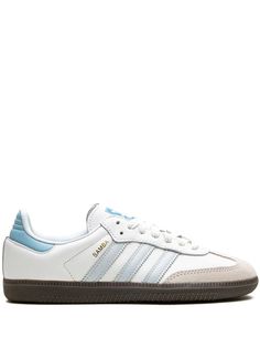 Adidas Samba OG "White" Sneakers - Farfetch Adidas Samba Og White, Adidas Samba White, Burgundy Outfit, Adidas Samba Og, Shoe Inspo, Swag Shoes, Adidas Samba Sneakers, Van Cleef Arpels, Black Sneakers