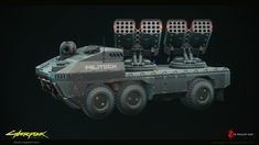 an armored vehicle with four seats on the front and back wheels is shown in this image