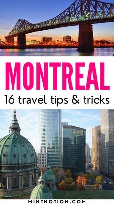 Visiting Montreal for the First Time (16 Tips & Tricks) Montreal Road Trip, Visiting Montreal, Niagara Falls Trip, Toronto Travel Guide, Vancouver Travel Guide, Montreal Travel Guide, Ottawa Travel