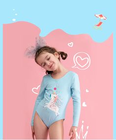 Unicorn One Piece Swimsuit - Momorii Cute One Piece Swimsuit, 2022 Swimwear, Unicorn Swimsuit, Sleeve Bathing Suit, Long Sleeve Bathing Suit, Cute One Piece Swimsuits, Cute One Piece, Unicorn Outfit