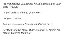 the poem is written in black and white on a piece of paper that says, your mom says you have to finish everything on your plate