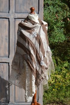 A unique women's cream-colored shawl designed by MyEspressoArt Projects with a heart for special people. Dimensions: 222 cm x 94 cm / 87,40 x 37 inches Cream Shawl Scarf One Size, Cream One-size Shawl Scarves, Beige One-size Shawl Wrap, Cream Bohemian Shawl For Fall, Cream Bohemian Shawl For Spring, Bohemian Beige Shawl Scarves, Bohemian Beige Shawl Scarf, Bohemian Beige Shawl For Spring, Beige Bohemian Shawl Scarf