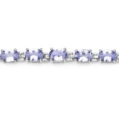 "Tanzanite Bracelet, Natural Tanzanite Oval Tennis Bracelet in .925 Sterling Silver with Rhodium Plating, December Birthstone Tanzanite Oval Bracelet - An ever-popular gemstone. We love it for its vivid violet hue and regal aesthetic. Invigorate your style with this 9.68 ct. t.w. oval Tanzanite bracelet. Set in richly polished .925 sterling silver with box clasp, Tanzanite bracelet. 7.50\" This bracelet is crafted of highly polished sterling silver. This bracelet is a beautiful piece that deserv Oval Gemstone Bracelets For Anniversary, Classic Sterling Silver Bracelet With Oval Gemstone, Classic Sterling Silver Oval Gemstone Bracelet, Oval Sterling Silver Bracelet In Fine Jewelry Style, Fine Jewelry Sterling Silver Oval Bracelet, Sterling Silver Oval Gemstone Bracelet For Anniversary, Classic Oval Gemstone Sterling Silver Bracelet, Oval Sterling Silver Bracelet With Gemstone For Anniversary, Sterling Silver Oval Tennis Bracelet For Anniversary