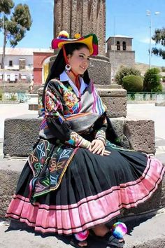 Perú Peru Clothing, Peru Culture, Carnival Girl, Folk Fashion, Traditional Dress, Costume Dress