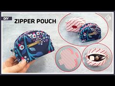 the zipper pouch is open and ready to be put into its own purse or makeup bag