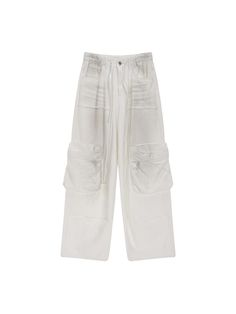 Composition : Shell- Cotton 100 Contrast- Cotton 100%Color : WhiteCountry of Origin : Republic of Korea Cargo Pants, Composition, The Originals, Clothes For Women, Pants, White, Clothes, Color, Trousers