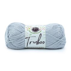 a ball of yarn with the word trubo written on it in black and white